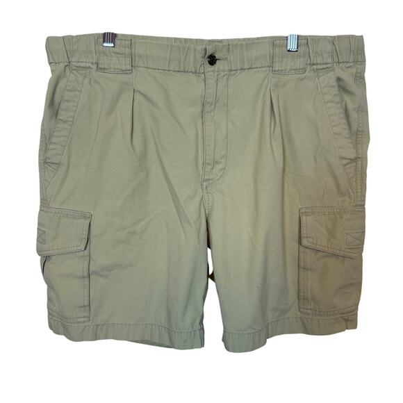 Tommy Bahama Other - Tommy Bahama Khaki Cargo Shorts Medium VTG Y2K Drawstring Waist GUC